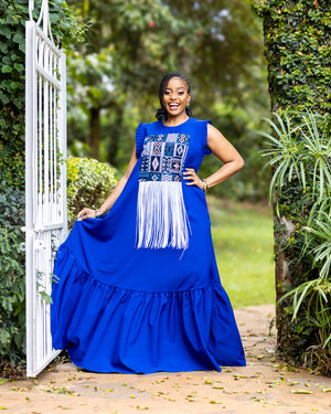 Nova Maxi Dress - Royal Blue