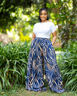 Aurelia Pants - Navy Blue