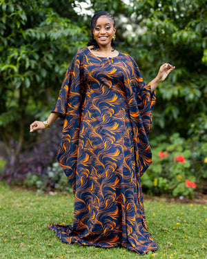 Serenity Kaftan - Navy Blue