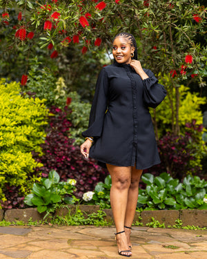 Zahara Shift Dress - Black