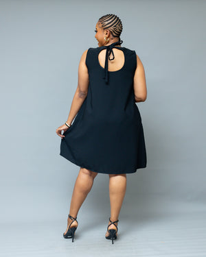 Marini Shift Dress - Black