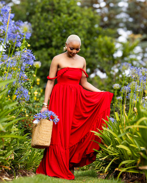 Wanderlust Maxi Dress - Red