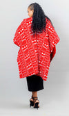 Ndege Reverible Cape - Red