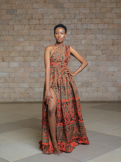 Twiga Infinity African Print Dress