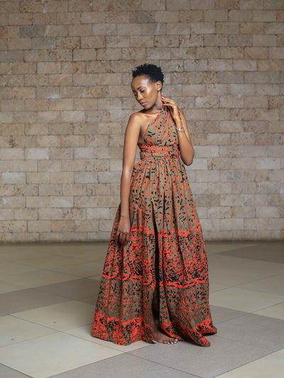 Twiga Infinity African Print Dress