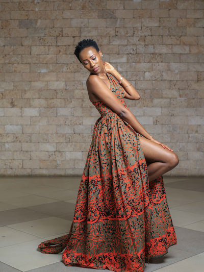 Twiga Infinity African Print Dress