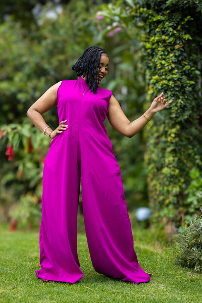 Bambi Jumpsuit - Fuschia