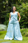 Bahari Palazzo Set - Light Blue