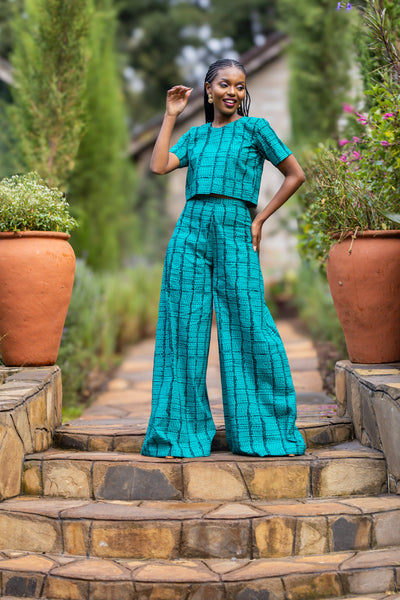 Rain African Print Palazzo Set