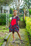 Carnation African Print Dress