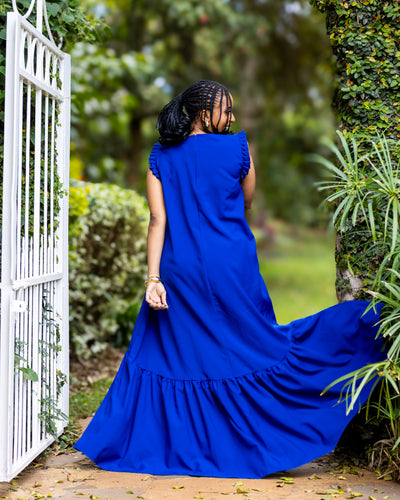 Nova Maxi Dress - Royal Blue