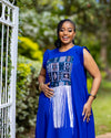 Nova Maxi Dress - Royal Blue