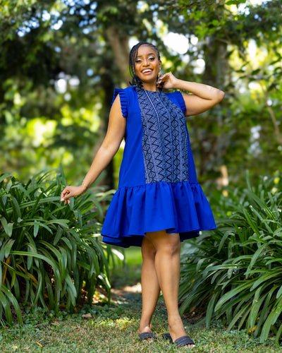 Radiance Shift Dress - Royal Blue