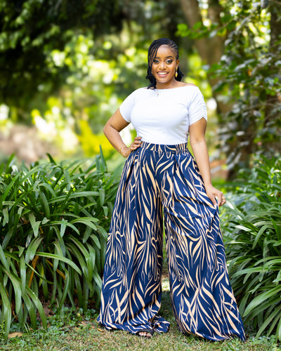 Aurelia Pants - Navy Blue