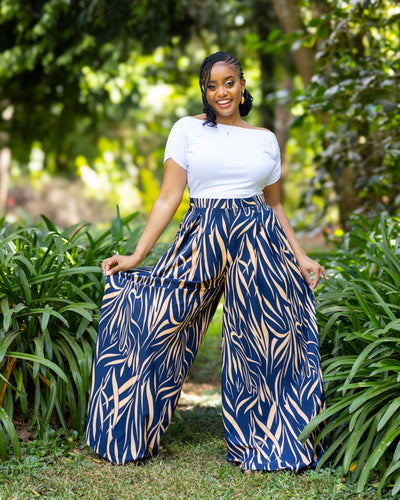 Aurelia Pants - Navy Blue