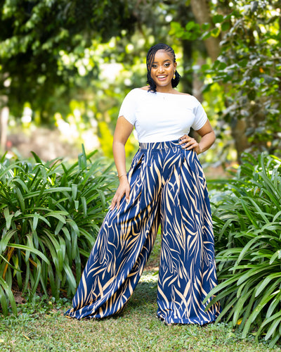 Aurelia Pants - Navy Blue