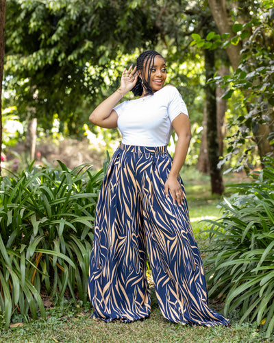 Aurelia Pants - Navy Blue