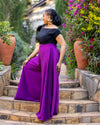 Serro Palazzo Pants - Purple