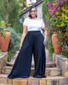 Serro Palazzo Pants - Black