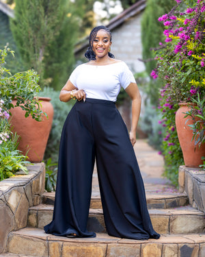 Serro Palazzo Pants - Black