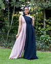 Euphoria Jumpsuit - Black & Nude