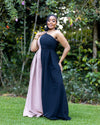 Euphoria Jumpsuit - Black & Nude