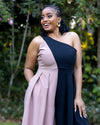 Euphoria Jumpsuit - Black & Nude