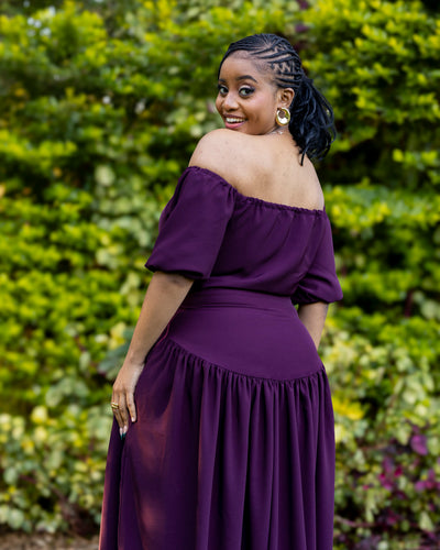 Elan Maxi Dress - Purple