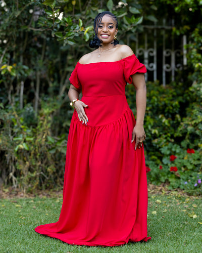 Elan Maxi Dress - Red