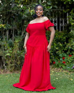 Elan Maxi Dress - Red