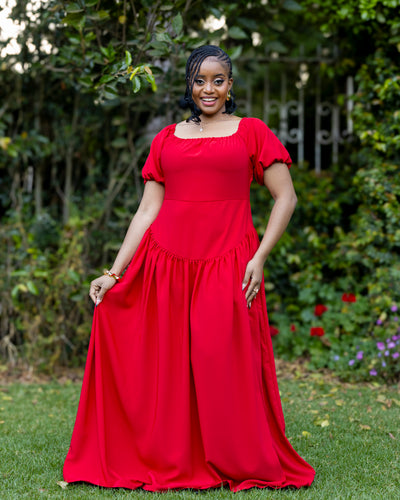 Elan Maxi Dress - Red