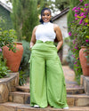 Zyrah Cargo Pants - Sage Green