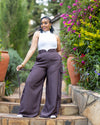 Zyrah Cargo Pants - Brown