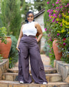 Zyrah Cargo Pants - Brown