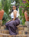 Zyrah Cargo Pants - Brown