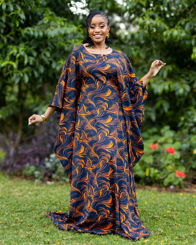 Serenity Kaftan - Navy Blue