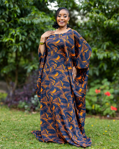 Serenity Kaftan - Navy Blue