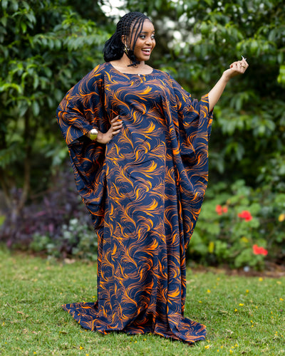 Serenity Kaftan - Navy Blue