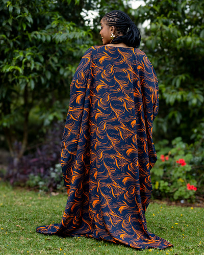 Serenity Kaftan - Navy Blue