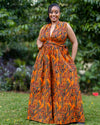 Nyarai African Print Infinity Jumpsuit