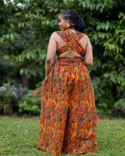 Nyarai African Print Infinity Jumpsuit
