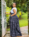 Lela Palazzo Pants - Black & White