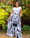 Luna Palazzo Pants - White