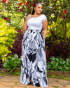 Luna Palazzo Pants - White