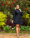 Zahara Shift Dress - Black