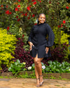 Zahara Shift Dress - Black