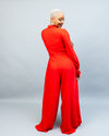 Unfold Jumpsuit - Red