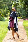 Adila Shawl - Black & White