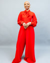 Unfold Jumpsuit - Red