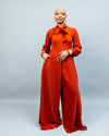 Unfold Jumpsuit - Rust